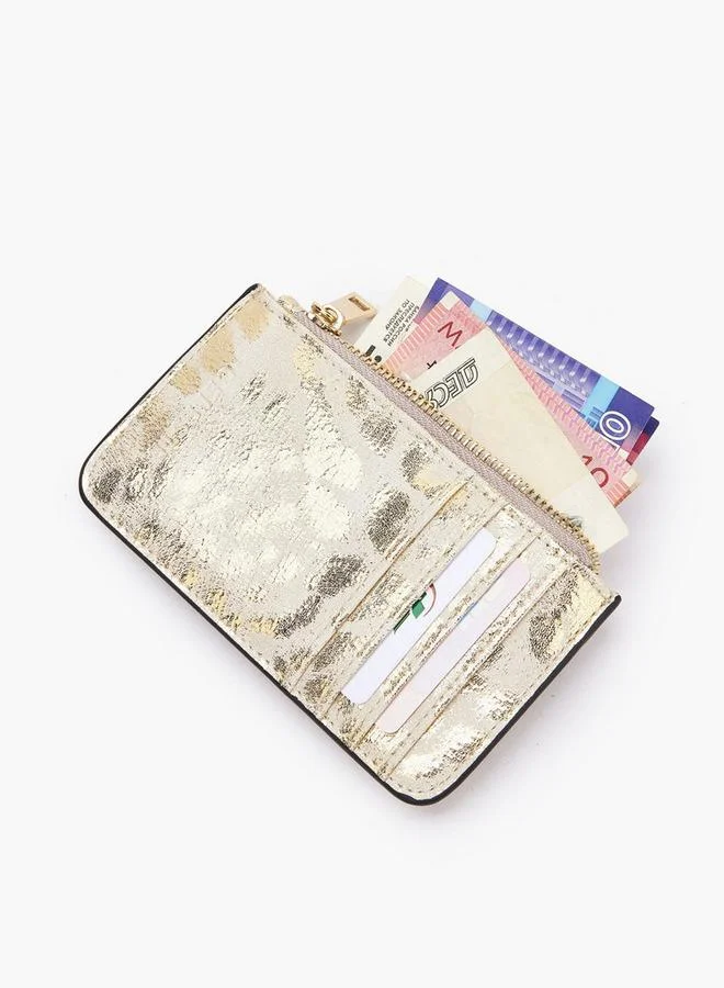 Celeste GOLD Metallic Print Card Holder Ramadan Collections for Women | Best Price UAE